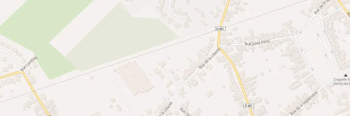 Plan du 28 Rue de la Liberté à Onnaing