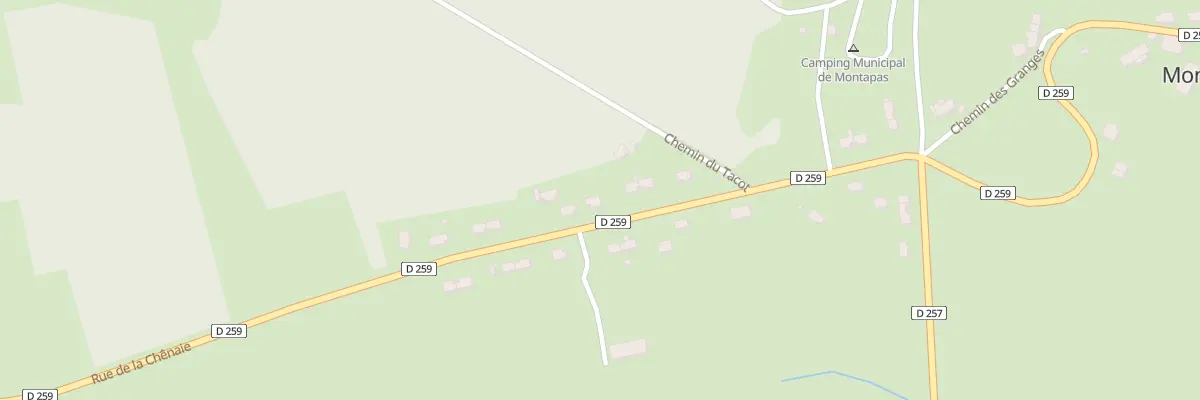 Plan du 12 Rue de la Chênaie à Montapas