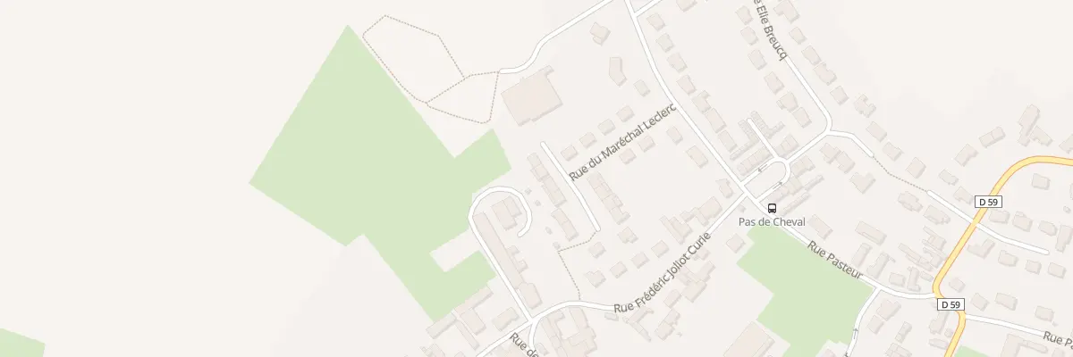 Plan du 25 Rue du Marechal Leclerc à Estreux