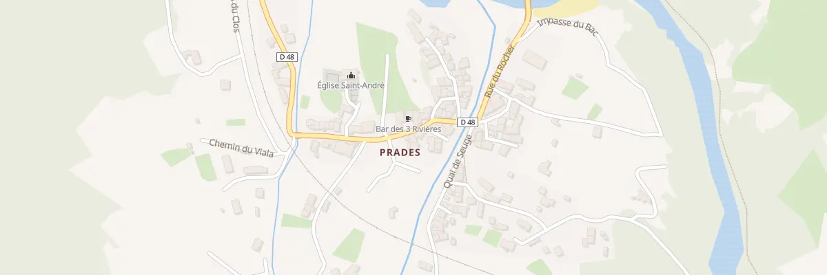 Plan du 5057 Le Bourg à Prades