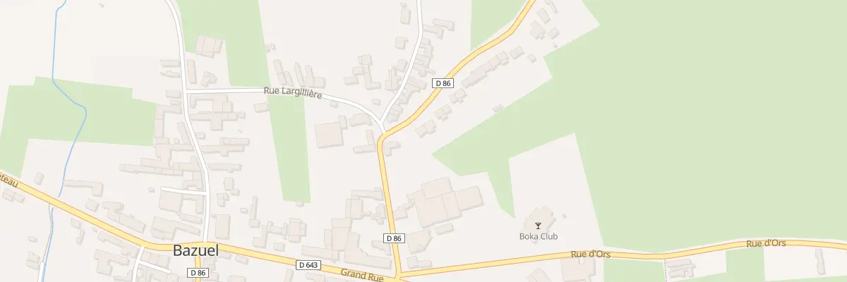 Plan du 8 Rue de Pommereuil à Bazuel