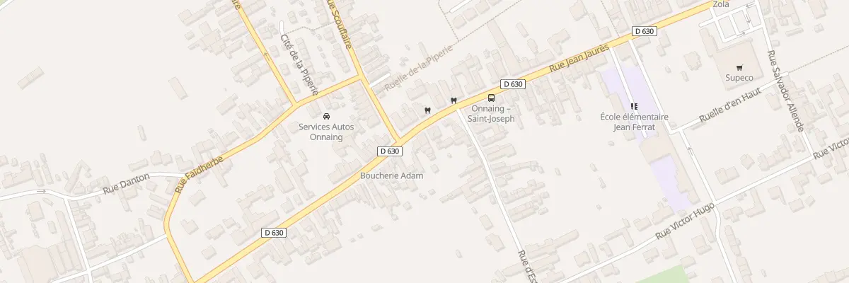 Plan du 160 Rue Jean Jaurès à Onnaing