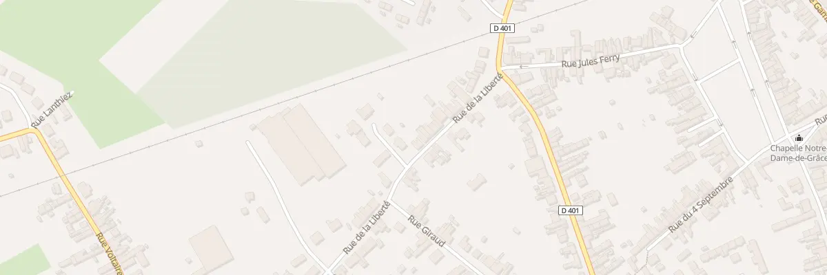 Plan du 34 Rue de la Liberté à Onnaing