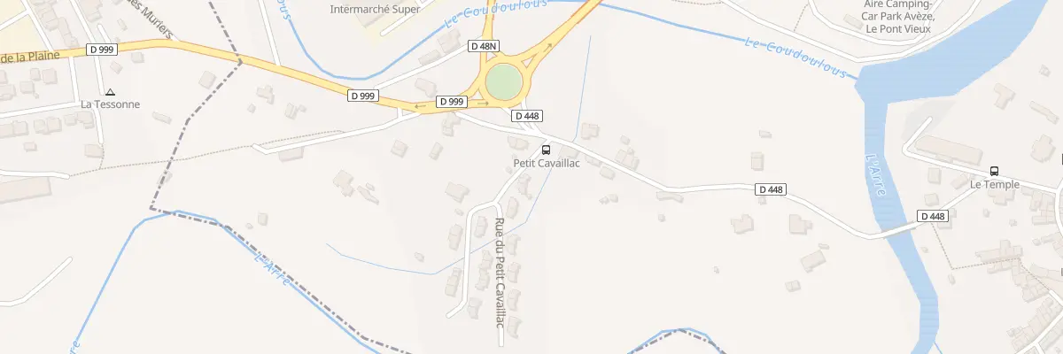 Plan du 3 Cavaillac à Avèze