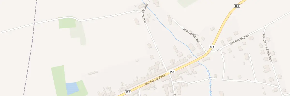 Plan du 9 Rue du Moulin à Courthiézy