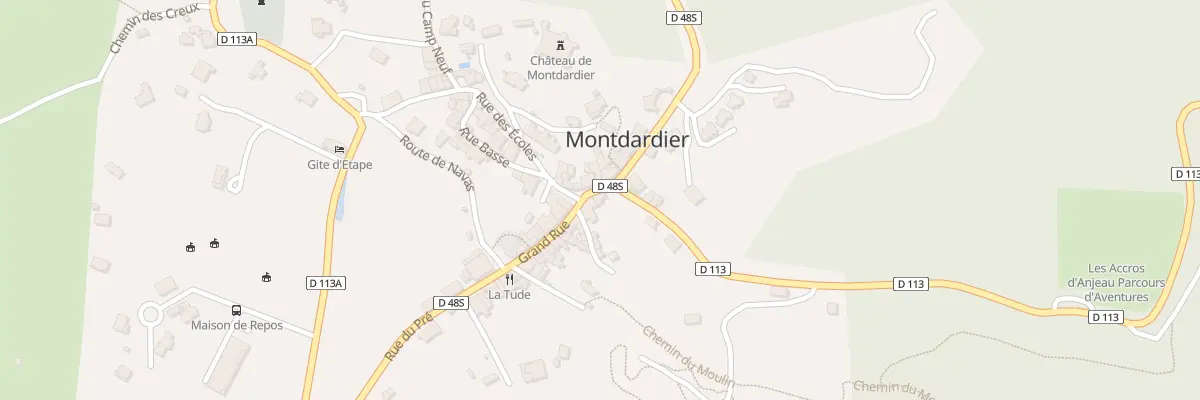 Plan du 5034 Pl du Château à Montdardier