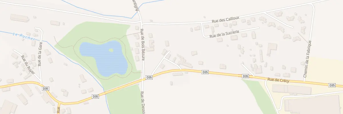 Plan du 3 Rue du Point du Jour à Pouilly-sur-Serre