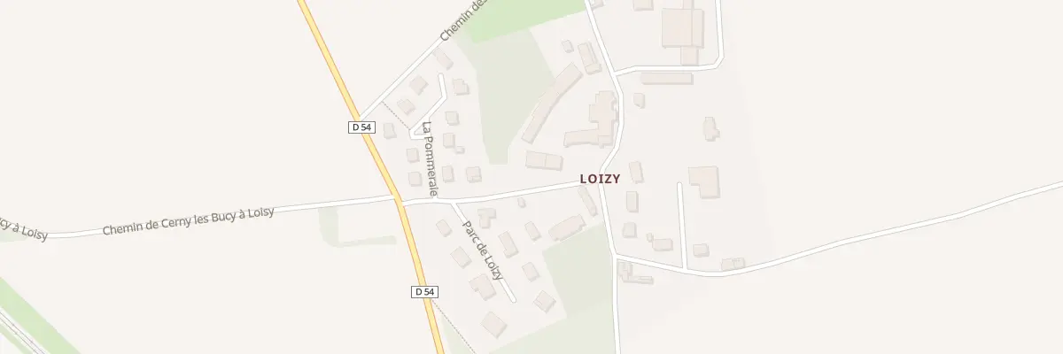 Plan du 18 Che du Parc à Besny-et-Loizy