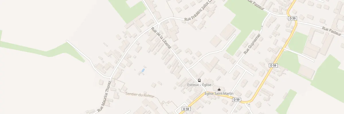 Plan du 23 Rue de la Liberte à Estreux