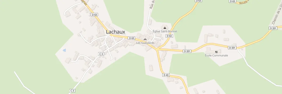 Plan du 5185 Lachaux à Lachaux