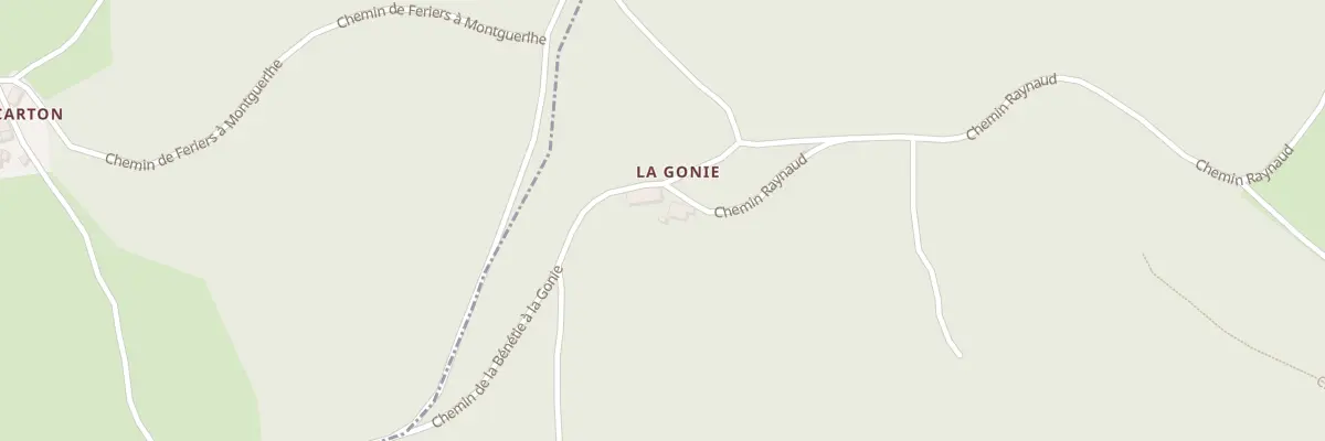 Plan du 5011 La Gonie à Sainte-Agathe
