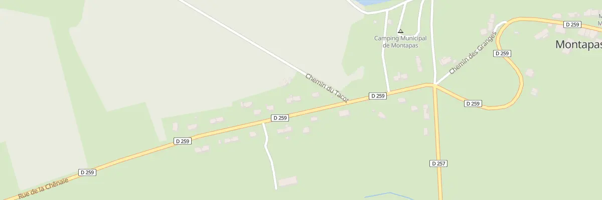 Plan du 8 Rue de la Chênaie à Montapas