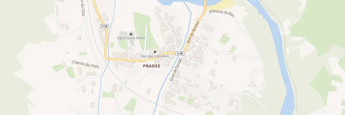 Plan du 5050 Le Bourg à Prades