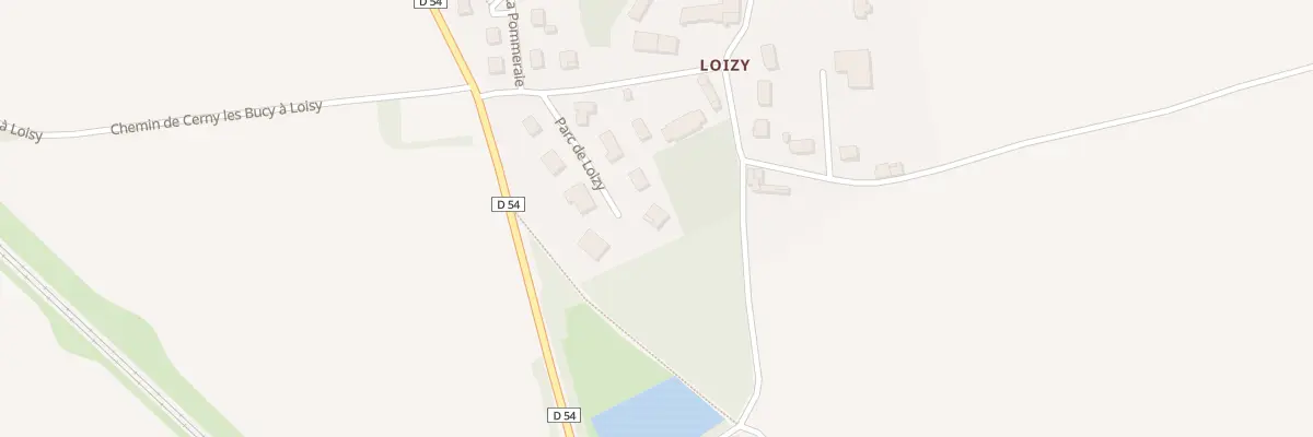 Plan du 4 Parc de Loizy à Besny-et-Loizy