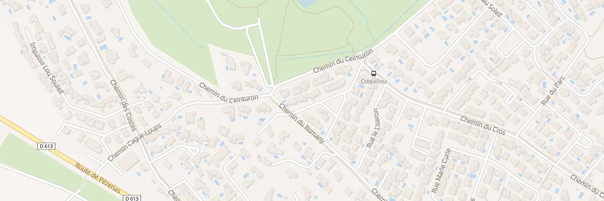 Plan du 11 Rue La Bellone à Mèze