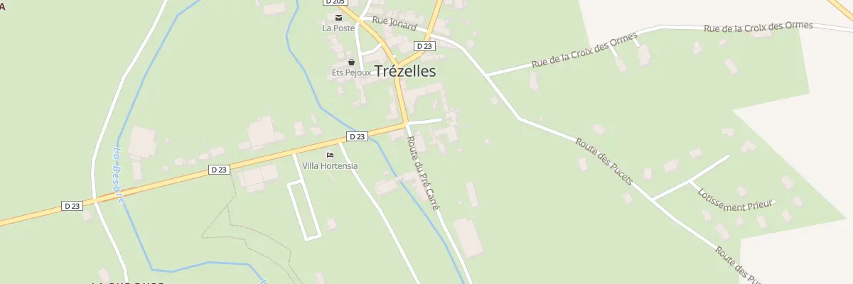 Plan du 5149 La Cour du Chateau à Trézelles