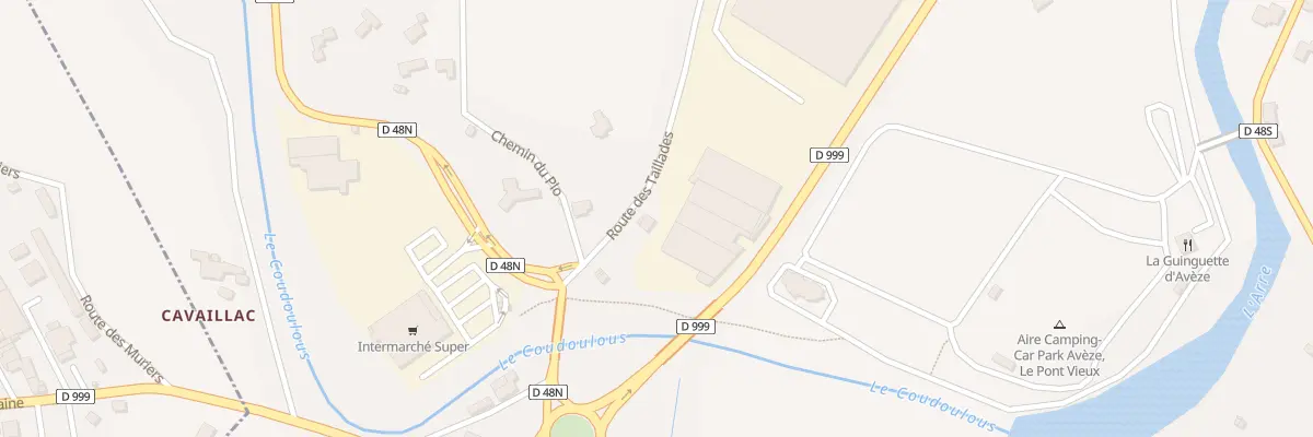 Plan du 5478 Pouchonet à Avèze