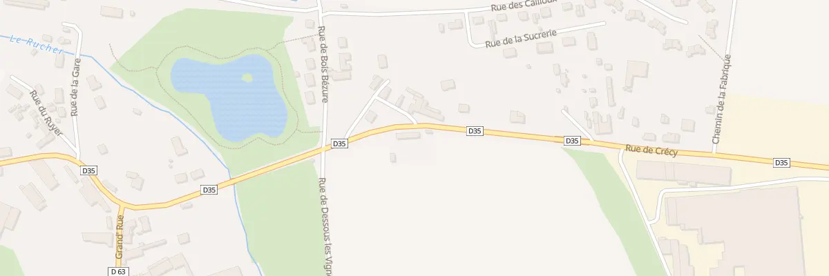 Plan du 10 Rue de Crécy à Pouilly-sur-Serre