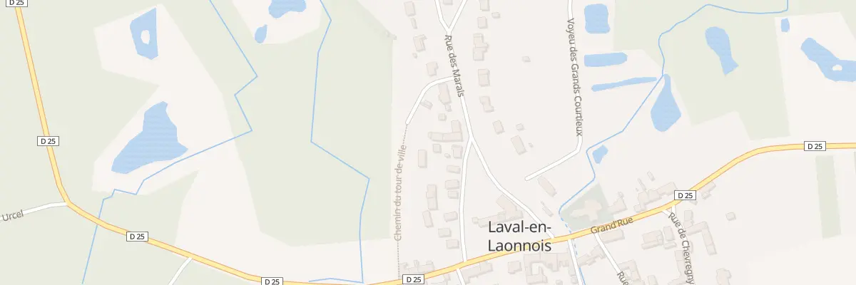 Plan du 5 Rue des Marais à Laval-en-Laonnois
