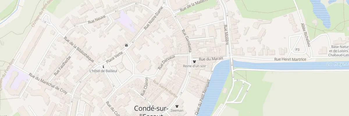 Plan du 11 Rue Dervaux à Condé-sur-l’Escaut