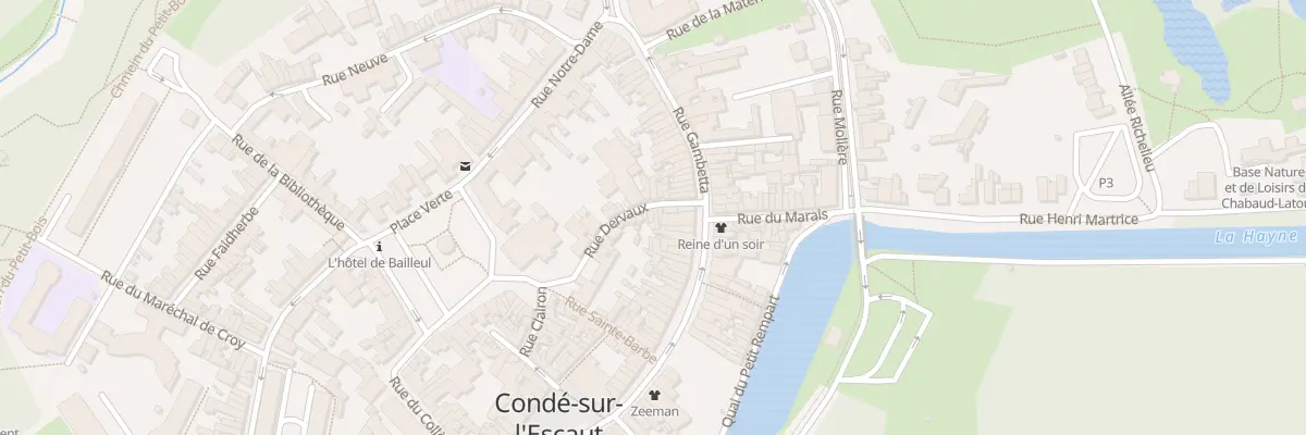 Plan du 9 Rue Dervaux à Condé-sur-l’Escaut