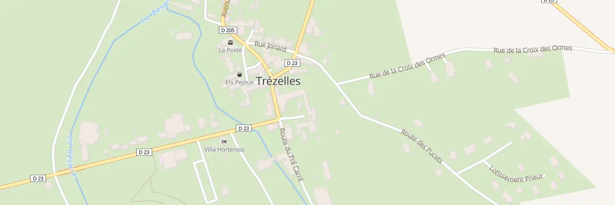 Plan du 5145 La Cour du Chateau à Trézelles