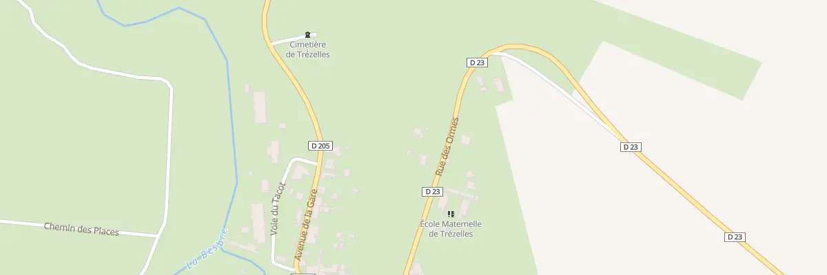 Plan du 9 Rue des Ormes à Trézelles