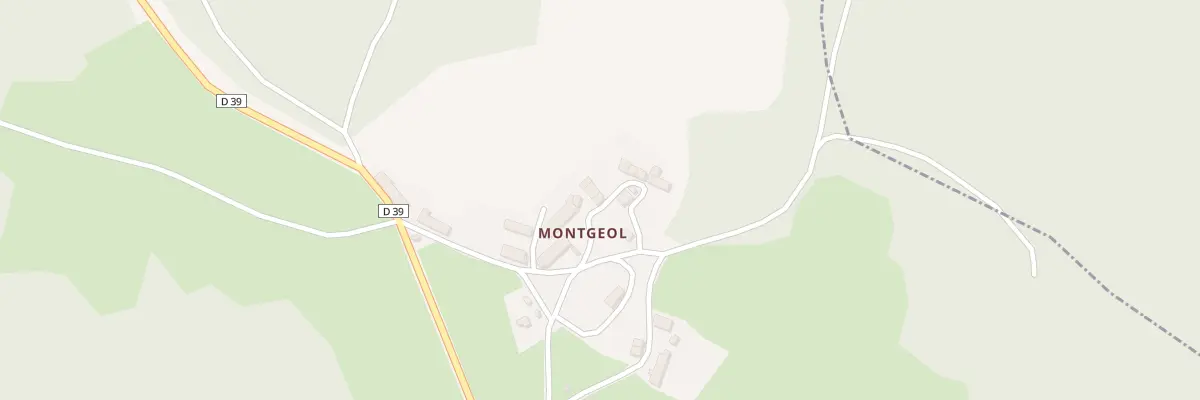 Plan du 5025 Montgeol à Saint-Éloy-la-Glacière