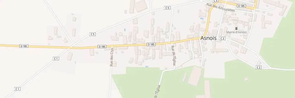 Plan du 69 Le Bourg à Asnois