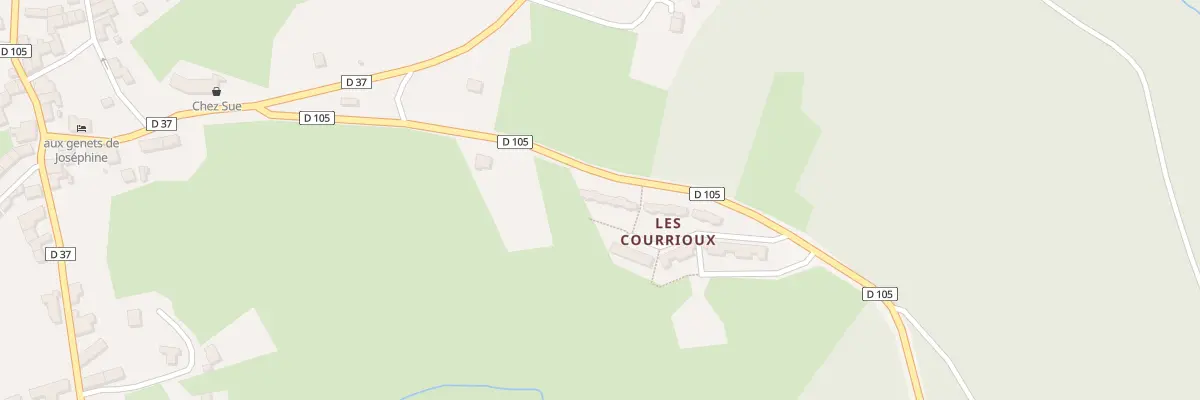Plan du 5364 Couriou à Fournols
