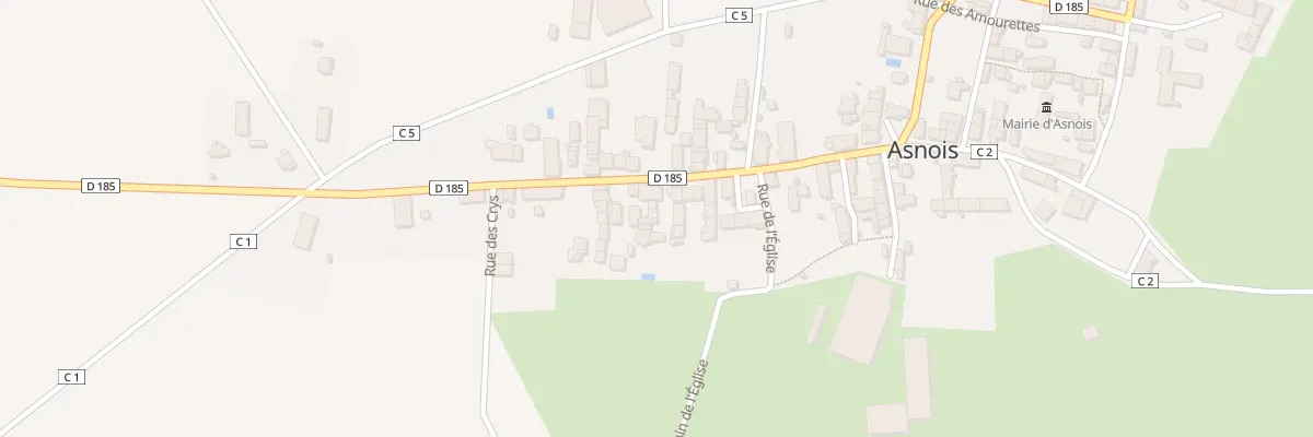 Plan du 67 Le Bourg à Asnois