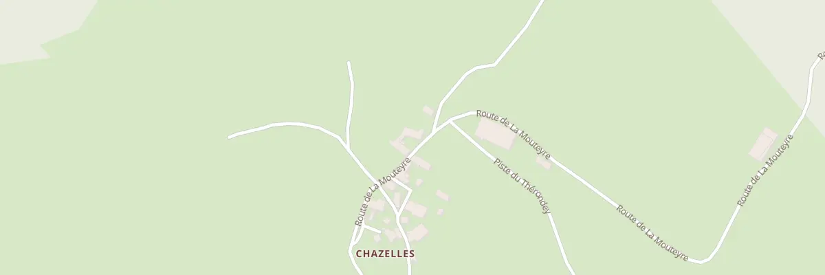 Plan du 5170 Chazelles à Thoras