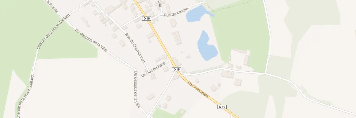 Plan du 12 Rue Principale à Chevregny