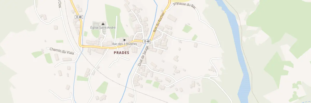 Plan du 5071 Le Bourg à Prades