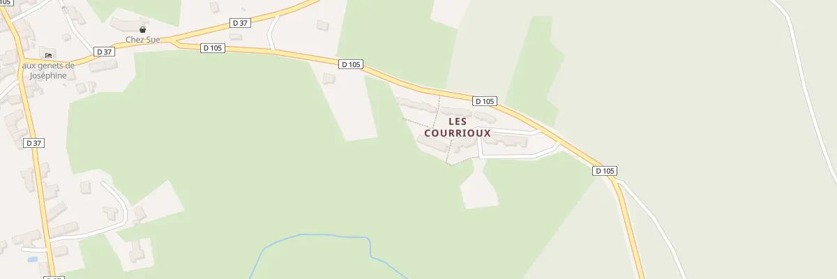 Plan du 5373 Couriou à Fournols