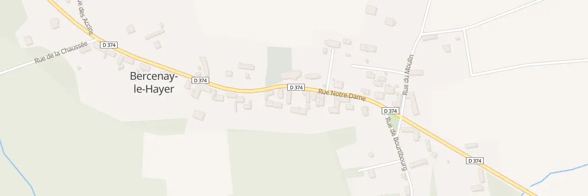 Plan du 17 Rue Notre Dame à Bercenay-le-Hayer