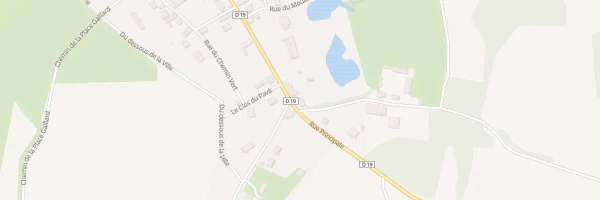 Plan du 10 Rue Principale à Chevregny