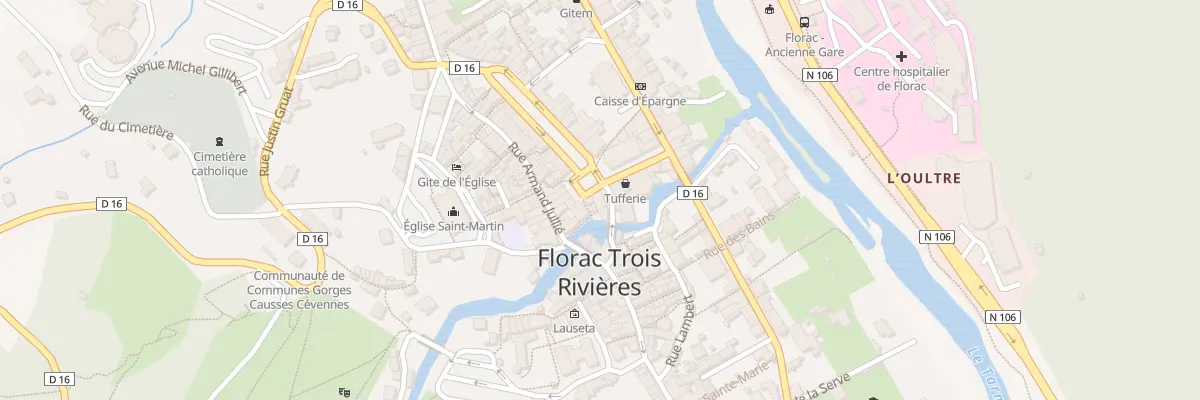 Plan du 3 Rue des Marches à Florac Trois Rivières