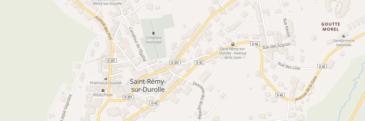 Plan du 6B Av des Bruyères à Saint-Rémy-sur-Durolle