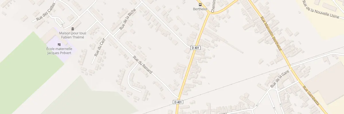 Plan du 15 Rue Paul Doumer à Onnaing