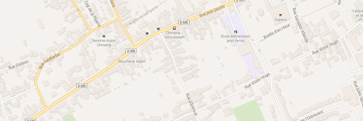 Plan du 13 Rue d’Estreux à Onnaing