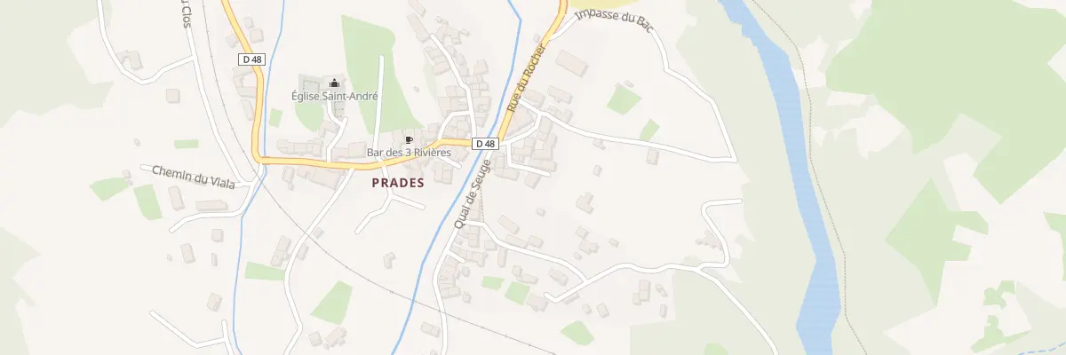 Plan du 5070 Le Bourg à Prades
