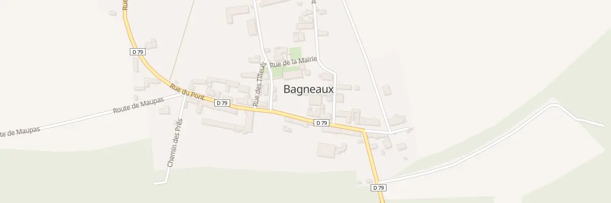 Plan du 20 Rue du Pont à Bagneaux