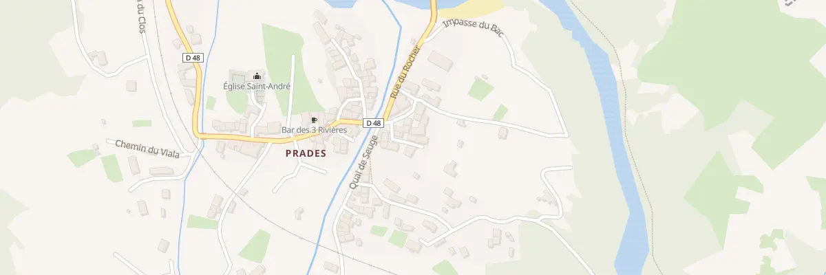 Plan du 5068 Le Bourg à Prades