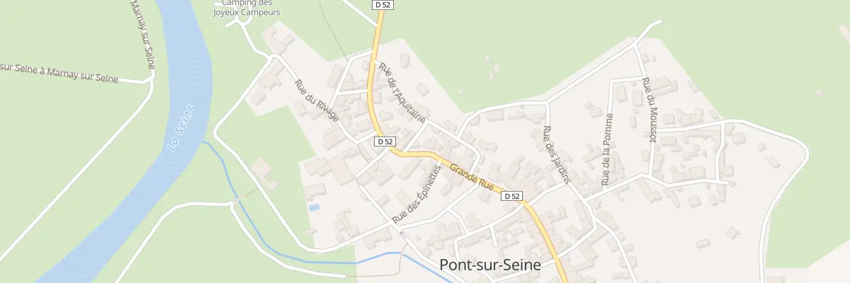 Plan du 64 Grande Rue à Pont-sur-Seine
