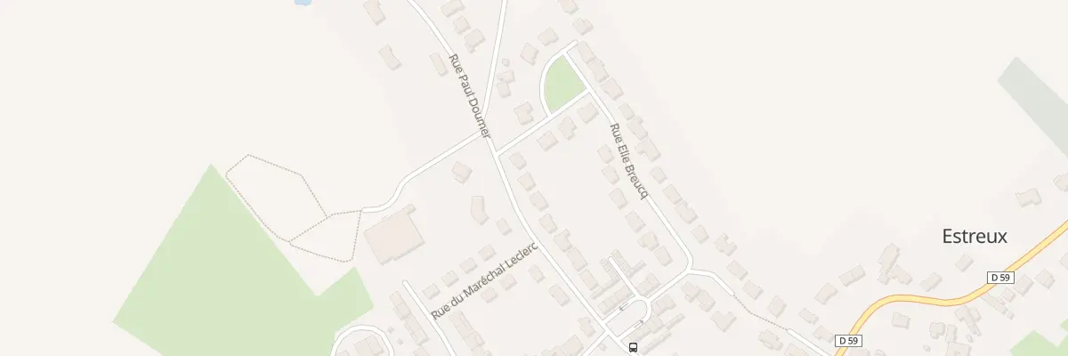 Plan du 12 Rue Paul Doumer à Estreux