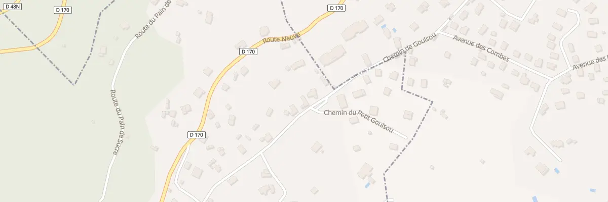 Plan du 5382 Les Combes à Avèze