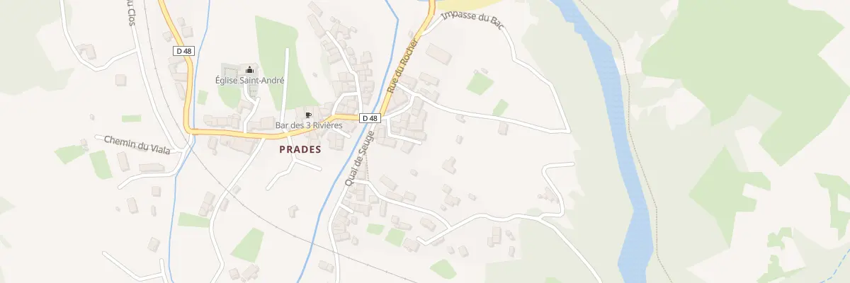 Plan du 5069 Le Bourg à Prades