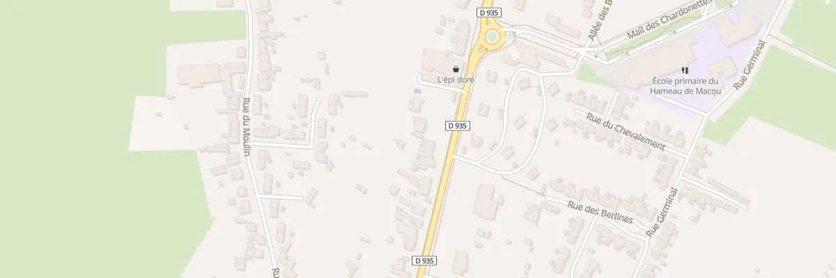 Plan du 227 Rte de Bonsecours à Condé-sur-l’Escaut