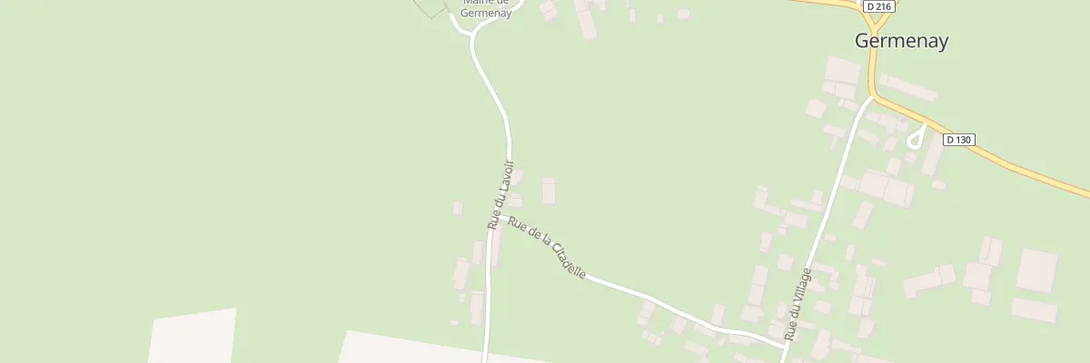 Plan du 1 Rue du Lavoir à Germenay